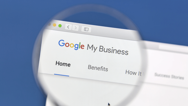 Google my business page.