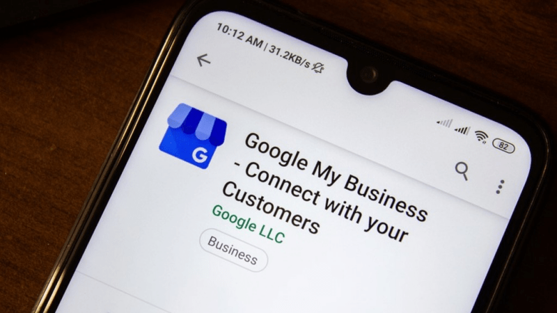 Google my business app.