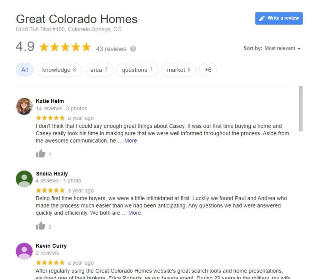 Realtor review examples. Realtor review examples.
