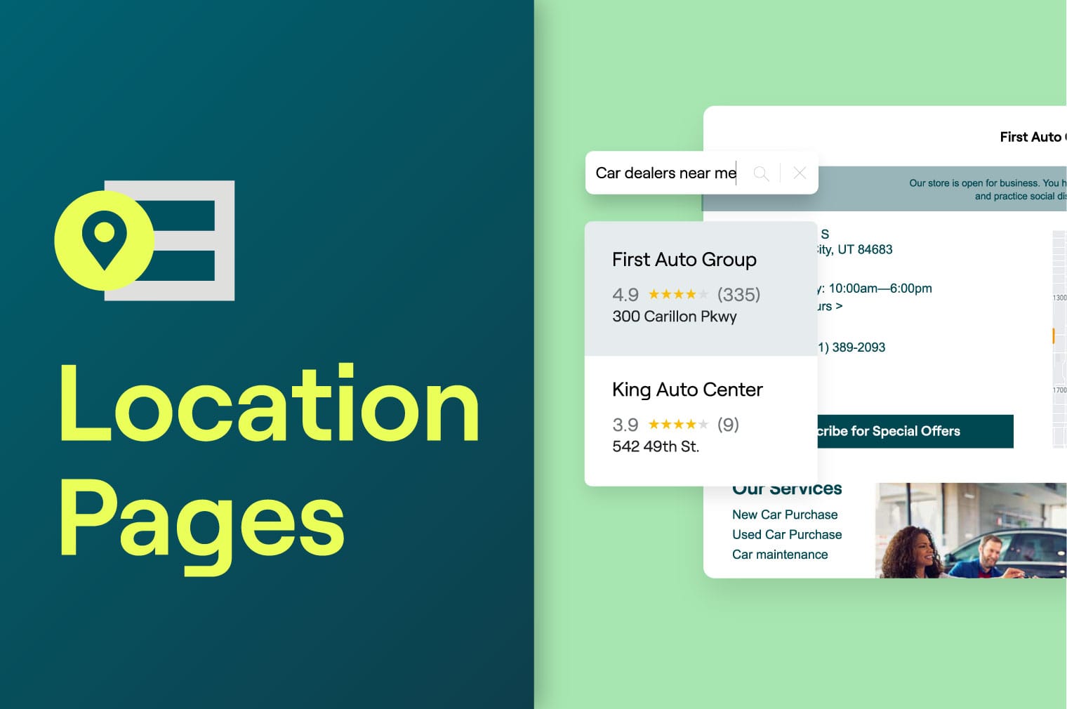 Location Pages by Reputation