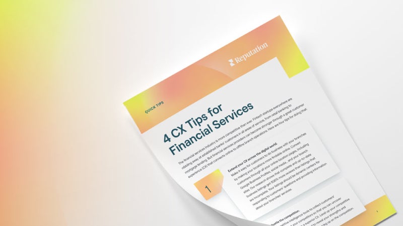 Financial Services CX